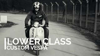 SLUK  Lower Class custom Vespa on ScooterLabUK [upl. by Siva]