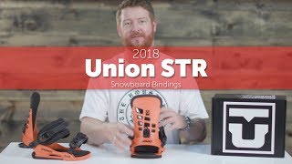 2018 Union STR Snowboard Bindings  Review [upl. by Mcadams]