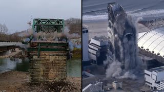 Amazing Demolitions Caught On Camera [upl. by Hadwyn]