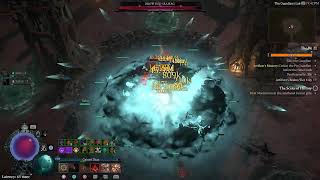 Diablo 4 Season 6 The Pit Push 110 with Bone Spirit Necromancer [upl. by Hoban]