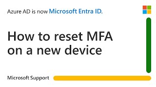 How to reset multifactor authentication MFA on a new device or if a device is lost  Microsoft [upl. by Biernat]