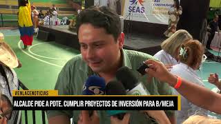 Alcalde Pide Inversiones en Barrancabermeja a gobierno del Presidente Petro [upl. by Labotsirhc]