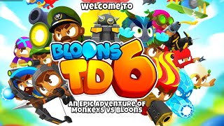 Black Border Bloons TD6 No Commentary Spillway Chimps [upl. by Llorre]