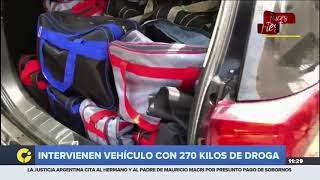 Dirandro intervino dos vehículos con 270 kilos de cocaína en Miraflores [upl. by Kafka301]