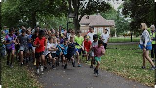 More junior parkrun tourism ampthis time Cassiobury Park in Watford Special appearance from worms 🪱 [upl. by Ahsikin699]