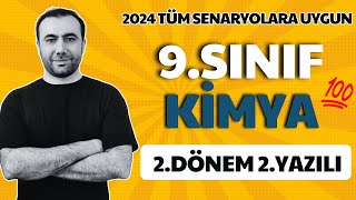 9Sınıf Kimya 2Dönem 2Yazılı  Tüm Senaryolara Uygun  20232024 Güncel [upl. by Brackett970]