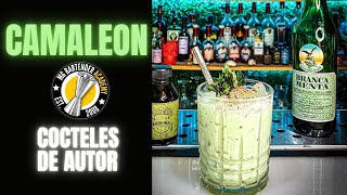 🦎CAMALEON🦎  COCTELES DE AUTOR  MGBARTENDERACADEMY [upl. by Gadmann553]