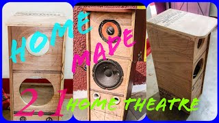 HOME MADE TOWER HOME THEATRE  Home Theatre कैसे बनाए  21 TOWER SPEAKER [upl. by Electra]