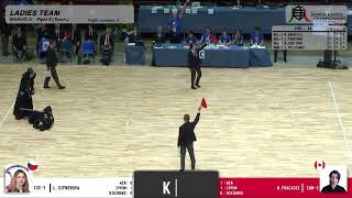 Czech Republic vs Canada  19th World Kendo Championship Womens Team Knockouts Best 16 [upl. by Lisha179]