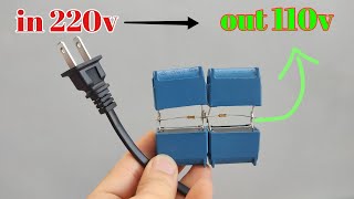 i make Convert 220v to 110v  no transformer [upl. by Asina]