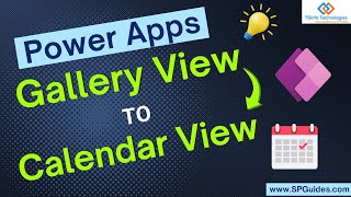 Power Apps Gallery View to Calendar View  Power Apps Dynamic Calendar  Power Apps Calendar [upl. by Annatnom]