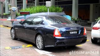 Maserati Quattroporte GTS Startup and Drive Off [upl. by Pedro979]