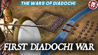 First War of the Diadochi  Alexanders Successors At War DOCUMENTARY [upl. by Jemine]