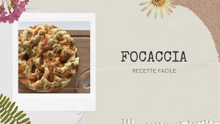 Recette Focaccia [upl. by Emsmus65]