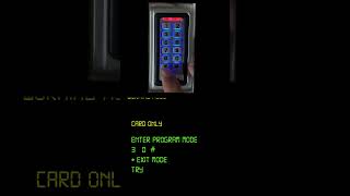 Metal Standalone Keypad Access Control [upl. by Walt]