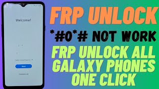 Samsung A20s Frp Bypass One Click  All Samsung Galaxy Google Account Unlock One Click Tool 2023 [upl. by Yggep]