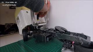 RC TRUCKS  EXHAUST STACKS GET FITTED TO THE TAMIYA SCANIA [upl. by Juno]