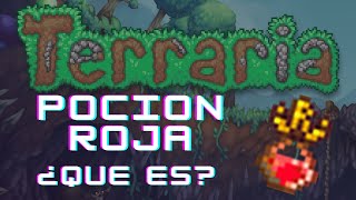 Terraria poción roja ¿que es [upl. by Reuben]