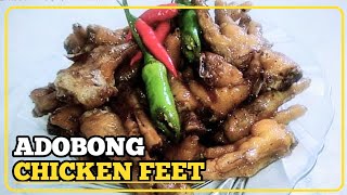 ADOBONG PAA NG MANOK  HOW TO COOK ADOBONG CHICKEN FEET  JanLei Channel [upl. by Lubow]