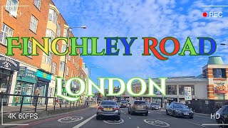 London HampsteadDriving to Finchley Road [upl. by Nikkie]