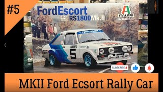 Episode 5 of my Italeri 124th Ford Escort RS1800 MKII [upl. by Baler814]