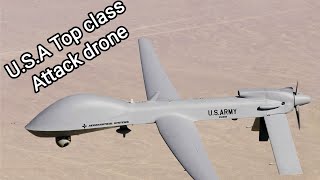 MQ1C Gray Eagle attack drone developed by USA [upl. by Greenwald469]