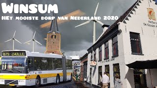 WINSUM is het MOOISTE DORP van NEDERLAND  museumbus op TVV naar Zwolle  treinleven [upl. by Nivag]