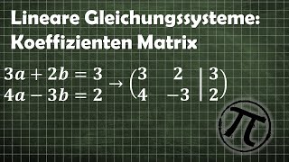 Koeffizientenmatrix [upl. by Efi]