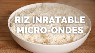 Comment Faire Cuire du Riz Blanc au Microondes  Il n y a pas plus simple [upl. by Egreog]