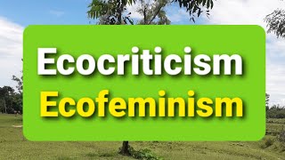 Ecocriticism amp Ecofeminism [upl. by Drarej]