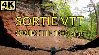 VTT Alsace  100 kms et  en passant par lAlsace la Moselle et lAllemagne [upl. by Akemrej]