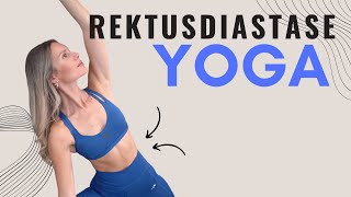 20 MIN Rückbildungsyoga  Rektusdiastase schließen im Flow  68 Wochen nach Geburt [upl. by Towbin446]