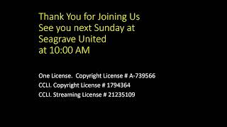 Greenbank Seagrave Sunday Live Service [upl. by Ahsikcin]