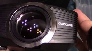 GooDee 1080p LED Projector Review [upl. by Syl35]