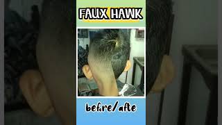 FAUX HAWKBOY HAIRCUT [upl. by Ahsenyl]