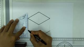 How to Draw Isometric Drawing  Cube [upl. by Ycrem9]