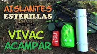 AISLANTES DECATHLON para VIVAC o ACAMPADA  Revisión [upl. by Fafa433]