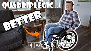 Modifying My Wheelchair  TiLite Aero T  Quadriplegic C5C6C7 [upl. by Spanjian]