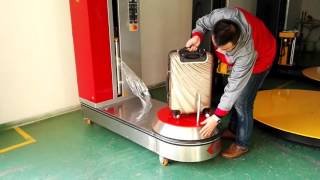 YupackLP600FL airport luggage wrapping machine [upl. by Cherin]