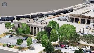 3D drone mapping of the East Chicago Indiana SafetyKleen facility [upl. by Endor]