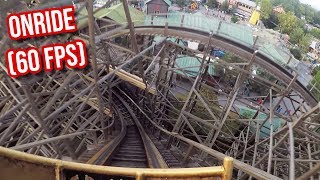 Europa Park  Wodan – Timburcoaster Holzachterbahn  Onride Erste Reihe POV  60 fps [upl. by Elledoj]