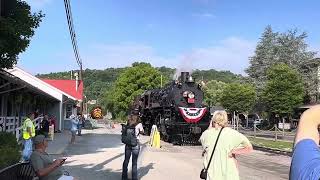 Steam Locomotive 1702 WW2 Smokey Mountain Railroad [upl. by Adnaluy]