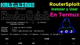 Routersploit Como Instalarlo y Usarlo En Termux No Root [upl. by Cavanaugh]