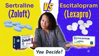 Sertraline vs Escitalopram A comparative review of two SSRI antidepressants [upl. by Drwde]