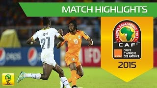 Côte DIvoire  Ghana  FINAL  CAN Orange 2015  08022015 [upl. by Ennairda]