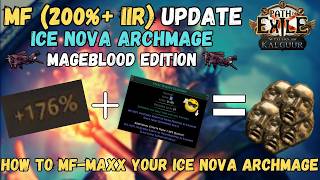 PoE 325 MF Ice Nova Archmage w 200 IIR — FINAL really update — VERY strong T17 build [upl. by Natale]