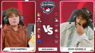 Kian Campbell vs Jeudy Azzarelli Swiss Round 2  2025 Baltimore MD VG Day 1 Regionals Championship [upl. by Eleon490]