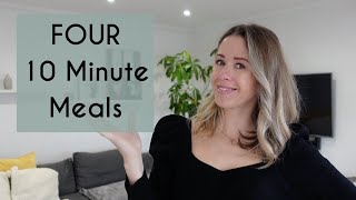 FOUR 10 MINUTE MEALS  QUICK amp EASY DINNER IDEAS  Kerry Whelpdale [upl. by Llennehc]