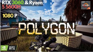 Polygon  RTX 3060 6GB  AMD Ryzen 5 5600H  HP Victus 16 E0089AX [upl. by Ynnot]