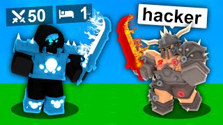 I got accused of HACKING after I did THIS in Roblox Bedwars [upl. by Tupler]